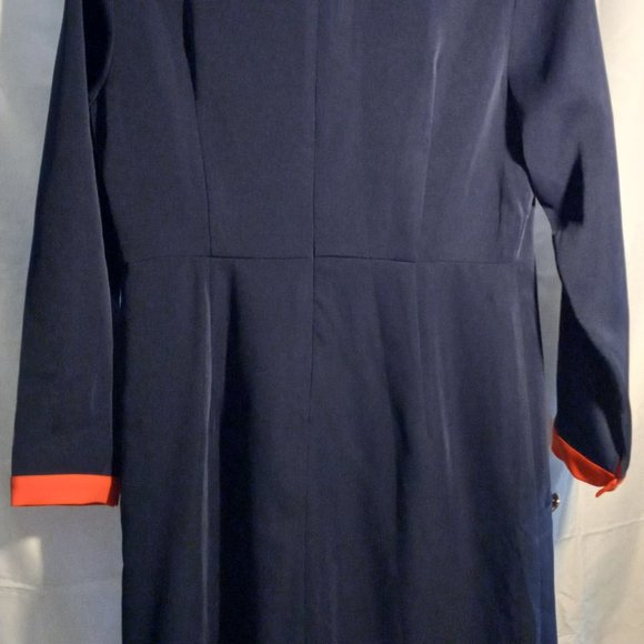 BURRYCO - SLEEK DAY/NIGHT DRESS - NAVY - SIZE 8 (NWT) - Picture 2 of 3